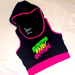 EDC hoodie crop top